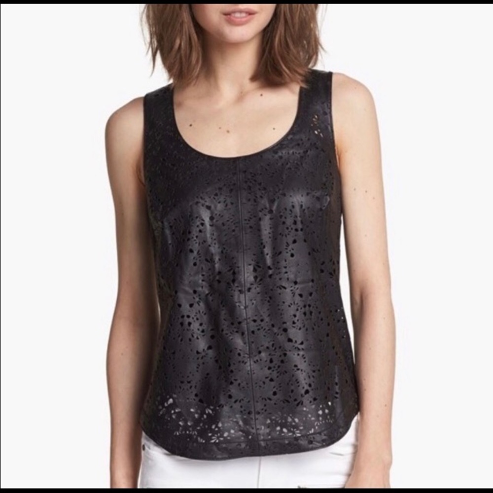Leather top